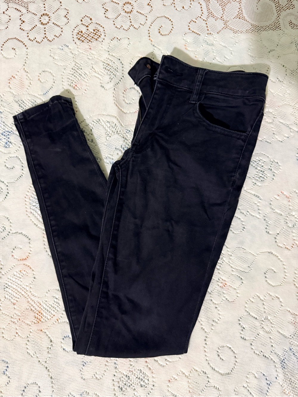 American Eagle Outfitters Black Jeggings-6 Long